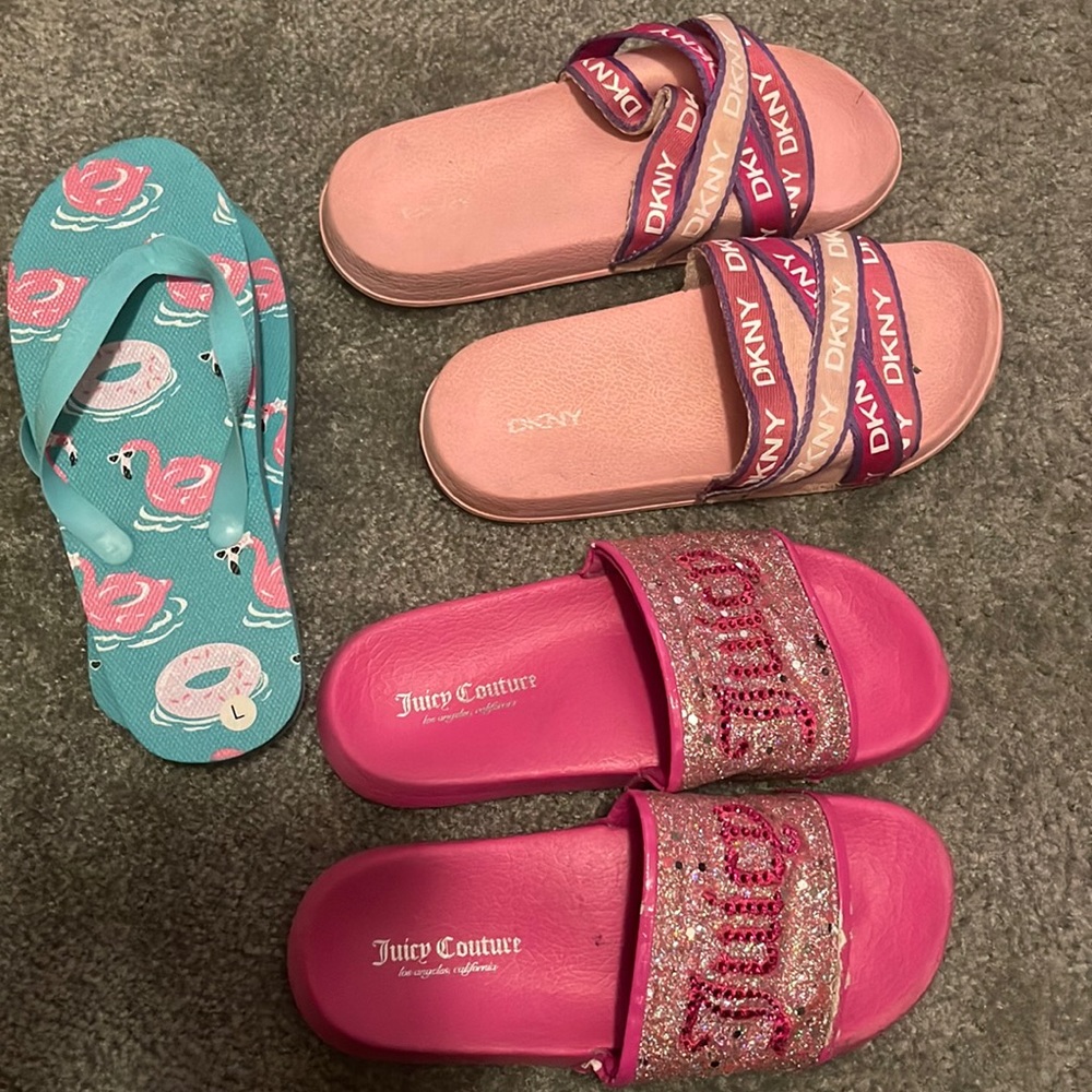Girl slides